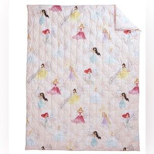 NWT Pottery Barns Kids Disney Princess Castle Comforter Full/Queen Multi
